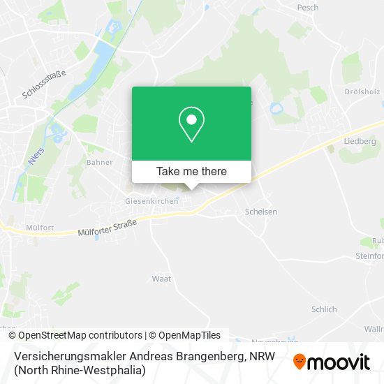 Versicherungsmakler Andreas Brangenberg map