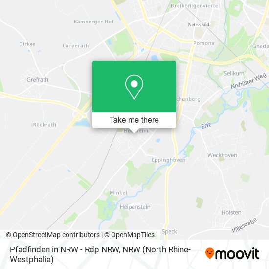 Pfadfinden in NRW - Rdp NRW map