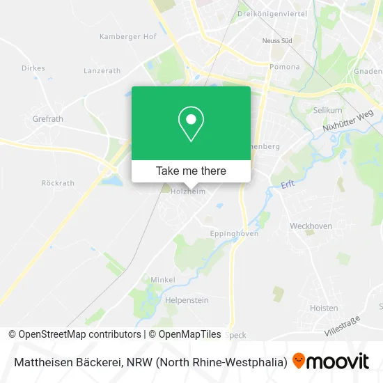 Карта Mattheisen Bäckerei