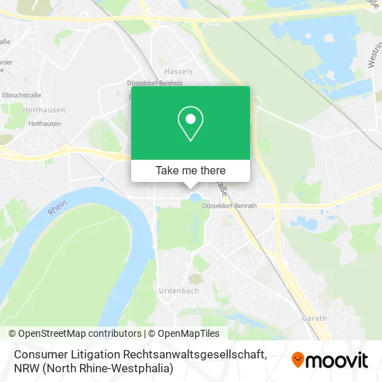 Карта Consumer Litigation Rechtsanwaltsgesellschaft
