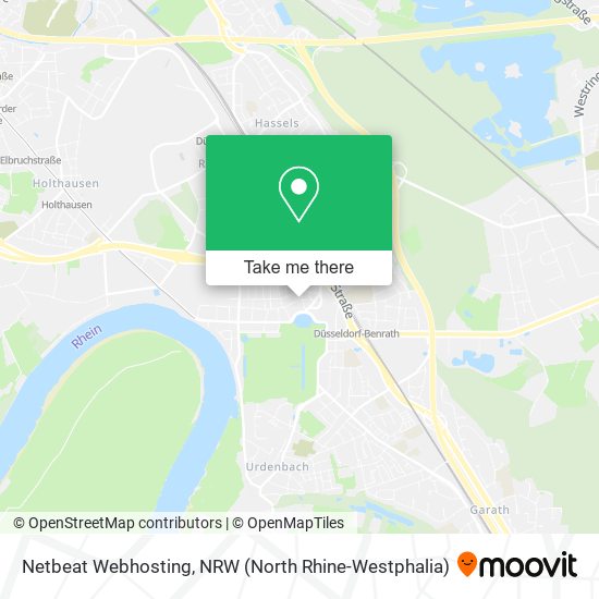 Netbeat Webhosting map