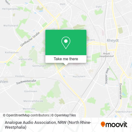 Analogue Audio Association map
