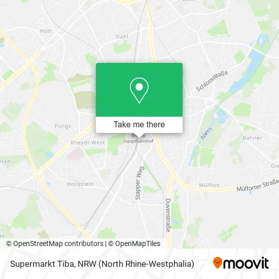 Карта Supermarkt Tiba