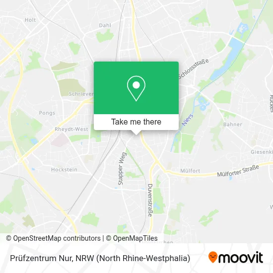 Prüfzentrum Nur map