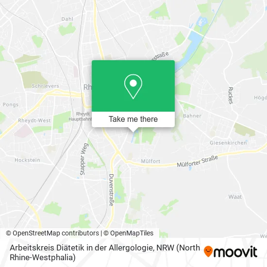 Карта Arbeitskreis Diätetik in der Allergologie
