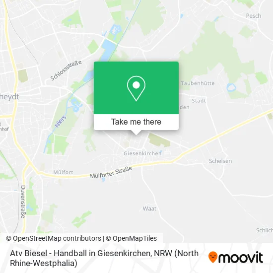 Карта Atv Biesel - Handball in Giesenkirchen