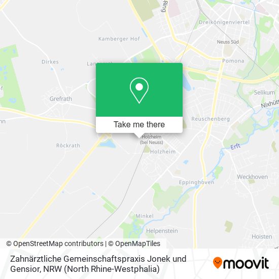 Zahnärztliche Gemeinschaftspraxis Jonek und Gensior map