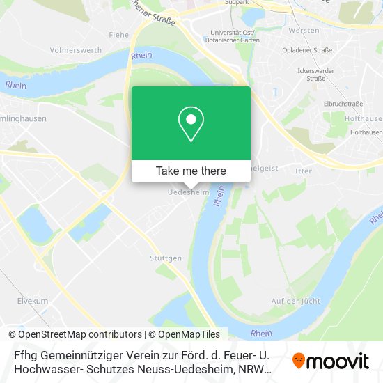 Карта Ffhg Gemeinnütziger Verein zur Förd. d. Feuer- U. Hochwasser- Schutzes Neuss-Uedesheim