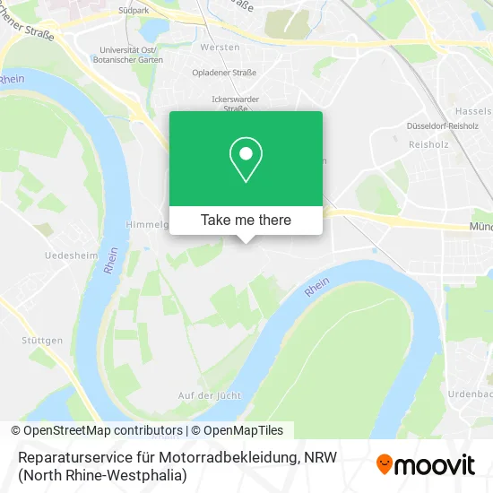 Карта Reparaturservice für Motorradbekleidung
