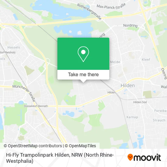 Hi-Fly Trampolinpark Hilden map