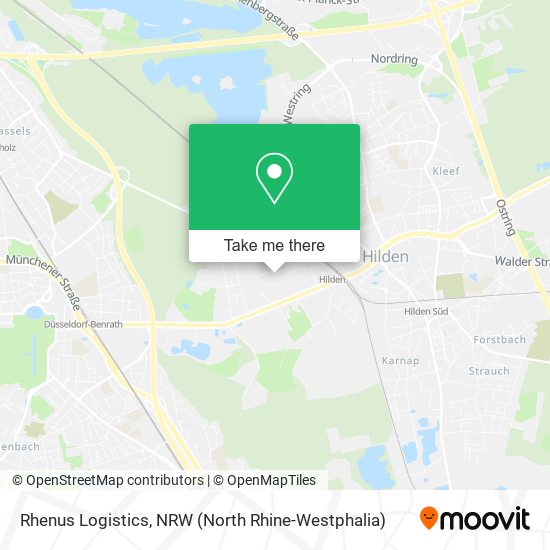 Rhenus Logistics map