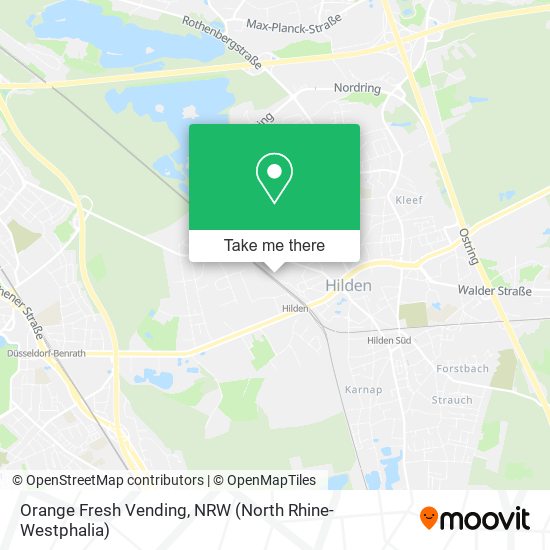 Orange Fresh Vending map