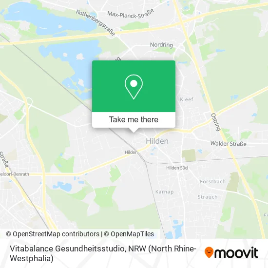 Карта Vitabalance Gesundheitsstudio