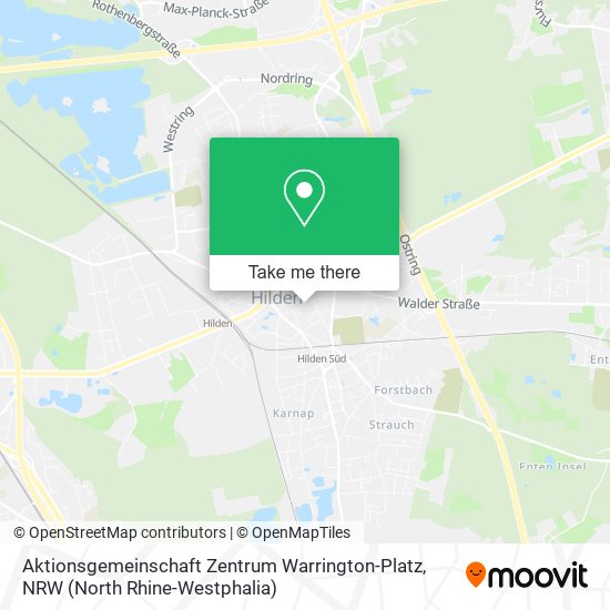 Aktionsgemeinschaft Zentrum Warrington-Platz map