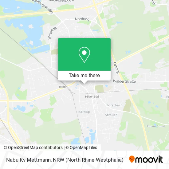 Nabu Kv Mettmann map