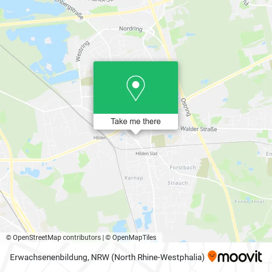 Erwachsenenbildung map