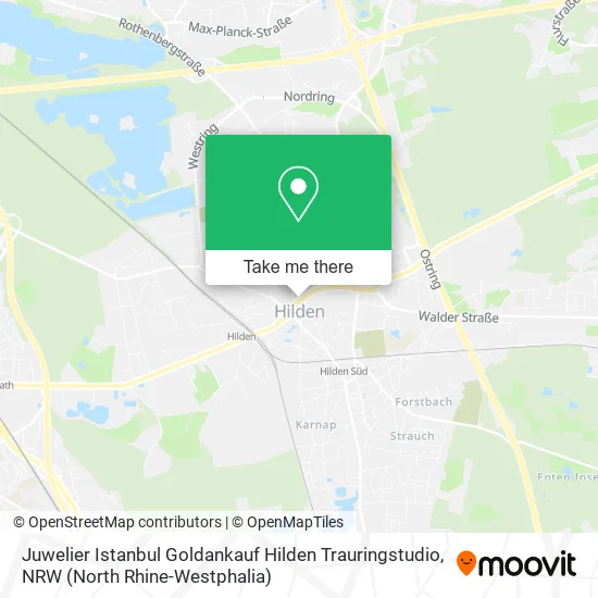 Карта Juwelier Istanbul Goldankauf Hilden Trauringstudio