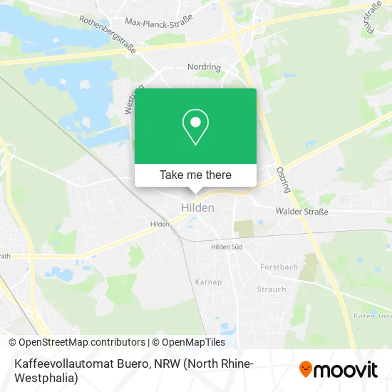 Карта Kaffeevollautomat Buero