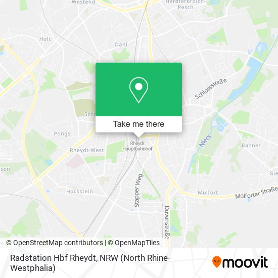 Radstation Hbf Rheydt map