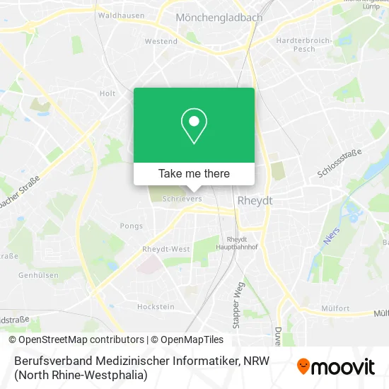 Карта Berufsverband Medizinischer Informatiker