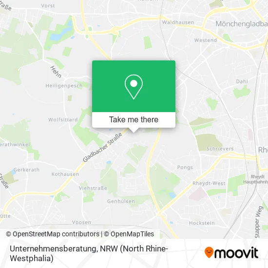 Карта Unternehmensberatung