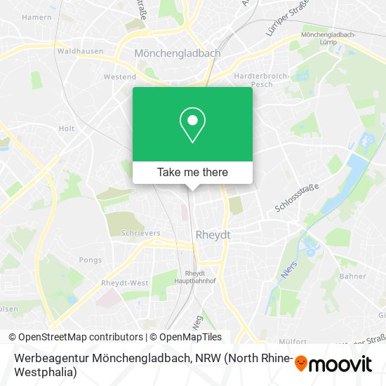 Werbeagentur Mönchengladbach map