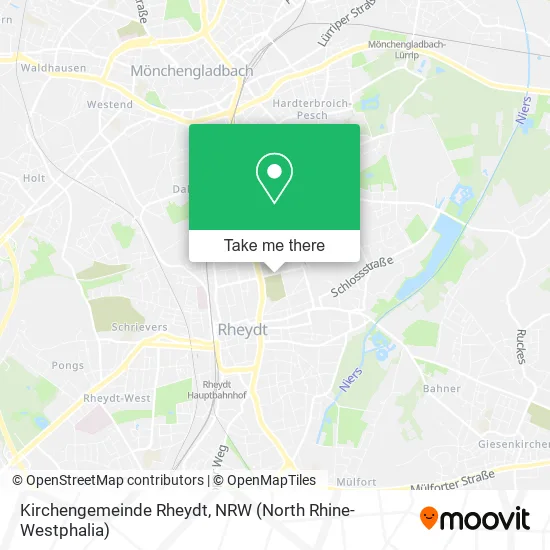 Kirchengemeinde Rheydt map