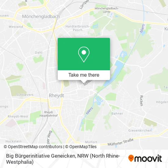 Карта Big Bürgerinitiative Geneicken