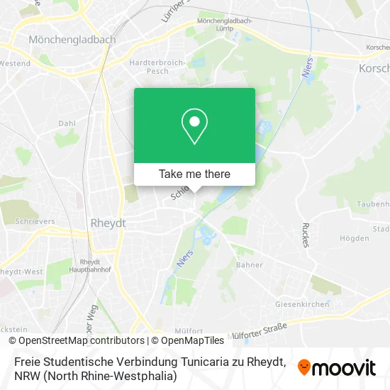 Карта Freie Studentische Verbindung Tunicaria zu Rheydt