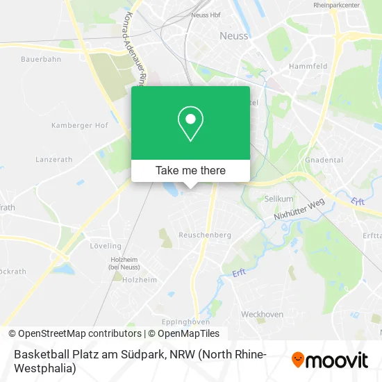 Карта Basketball Platz am Südpark