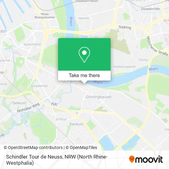 Schindler Tour de Neuss map