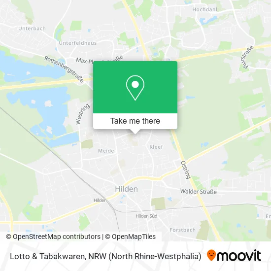 Карта Lotto & Tabakwaren