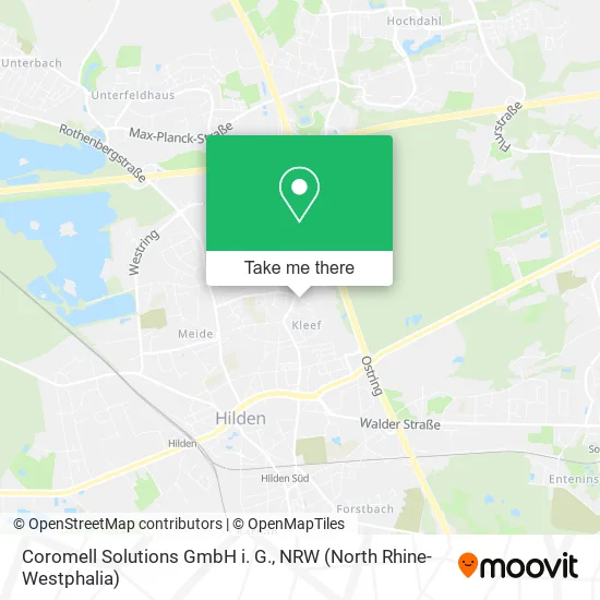 Карта Coromell Solutions GmbH i. G.