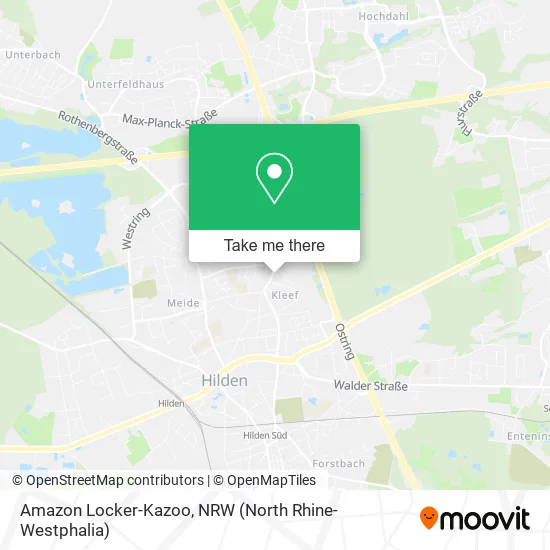 Карта Amazon Locker-Kazoo