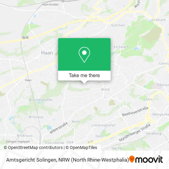 Карта Amtsgericht Solingen