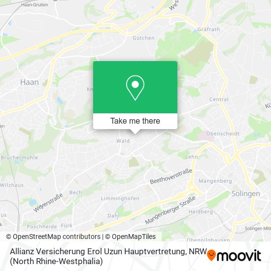 Allianz Versicherung Erol Uzun Hauptvertretung map