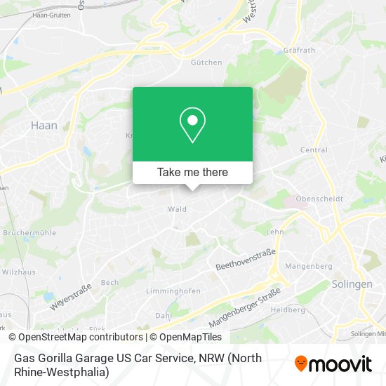 Gas Gorilla Garage US Car Service map