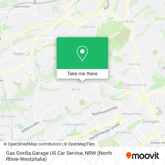 Карта Gas Gorilla Garage US Car Service