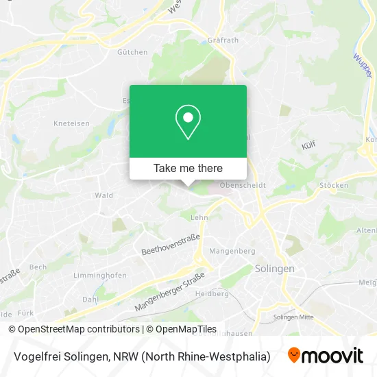 Карта Vogelfrei Solingen