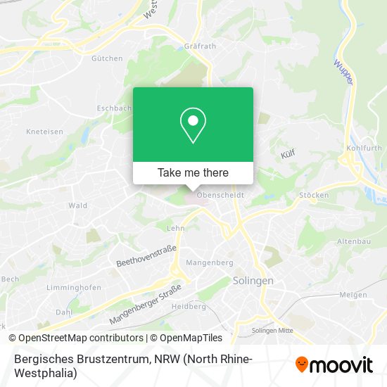 Bergisches Brustzentrum map