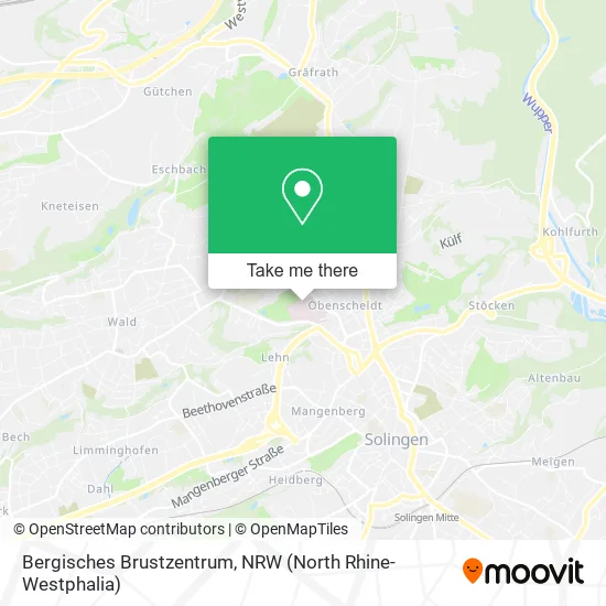 Карта Bergisches Brustzentrum