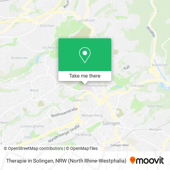 Карта Therapie in Solingen