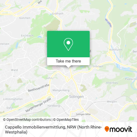 Карта Cappello Immobilienvermittlung
