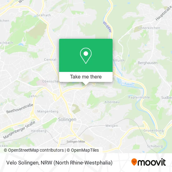 Карта Velo Solingen