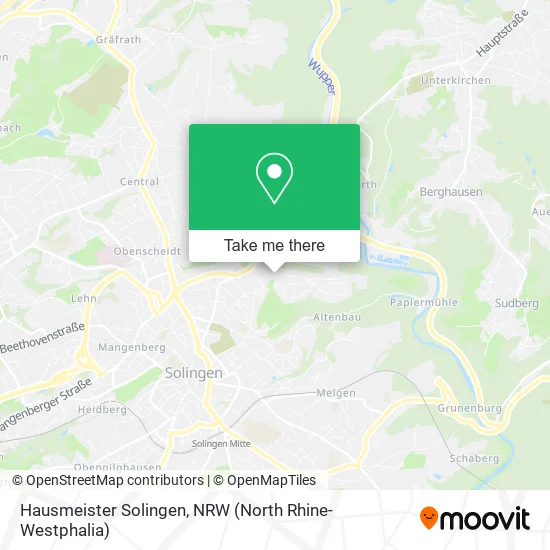 Карта Hausmeister Solingen