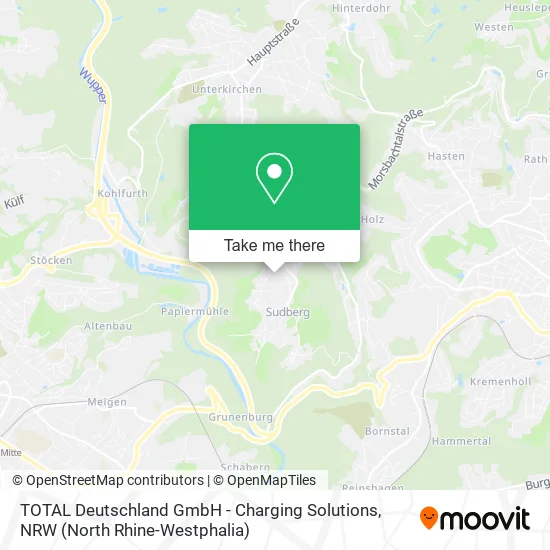 Карта TOTAL Deutschland GmbH - Charging Solutions