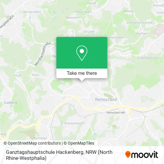 Карта Ganztagshauptschule Hackenberg