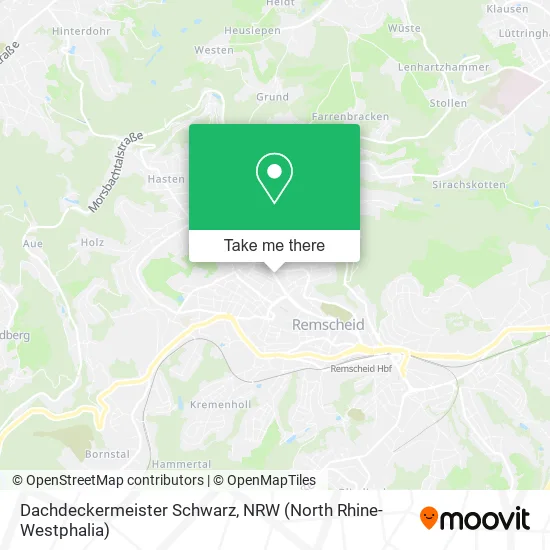 Карта Dachdeckermeister Schwarz