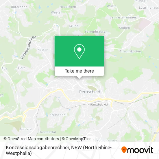 Konzessionsabgabenrechner map