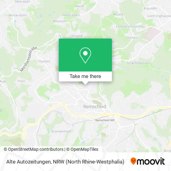 Карта Alte Autozeitungen